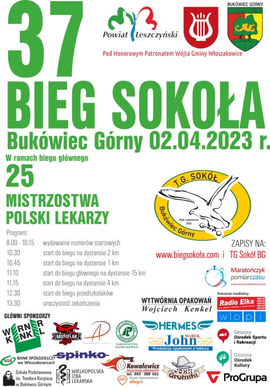 37 Bieg Sokoła, Bukowiec Górny 02.04.2023r.