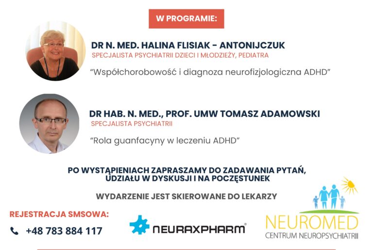 Zapraszamy na spotkanie dotyczące możliwości leczenia ADHD u dzieci i młodzieży