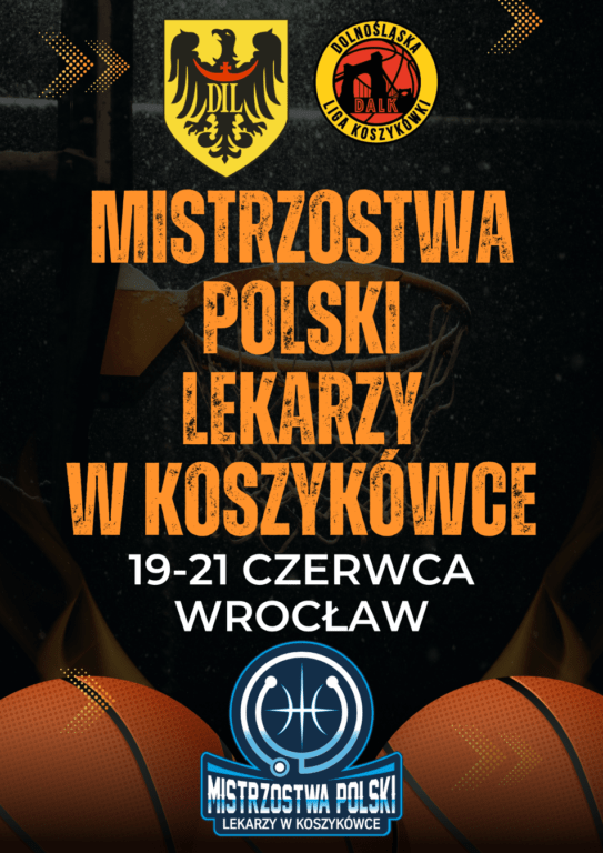  Zapraszamy na Mistrzostwa Polski Lekarzy w Koszykówce 2026 r.