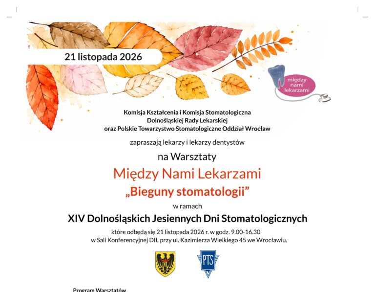Zaproszenie na  „XIV Dolnośląskie Jesienne Dni Stomatologiczne”
